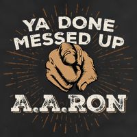You Done Messed Up Aaron Funny School Large Microfiber Waffle Golf Towel