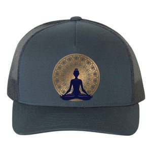 Yoga Dress Meditation Clothing Namaste Lotus Position Gift Yupoong Adult 5-Panel Trucker Hat