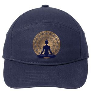 Yoga Dress Meditation Clothing Namaste Lotus Position Gift 7-Panel Snapback Hat