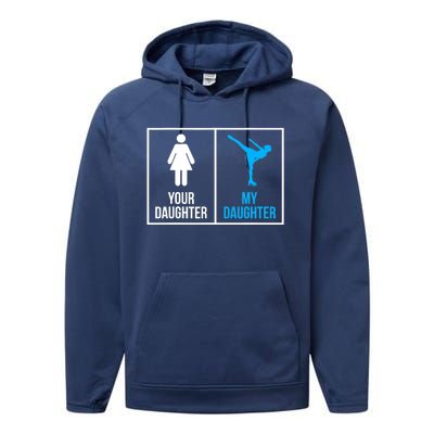 Your Daughter MY Daughter Ice Skating Performance Fleece Hoodie