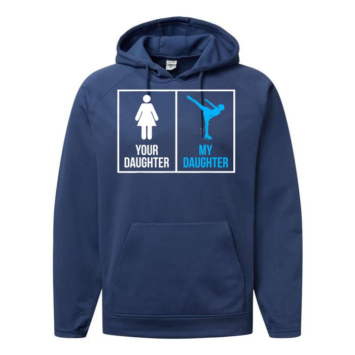 Your Daughter MY Daughter Ice Skating Performance Fleece Hoodie