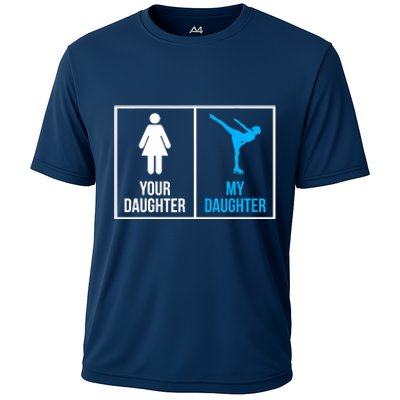 Your Daughter MY Daughter Ice Skating Cooling Performance Crew T-Shirt