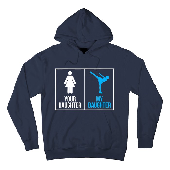 Your Daughter MY Daughter Ice Skating Hoodie