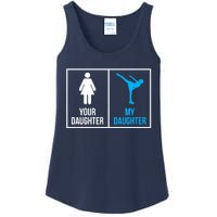 Your Daughter MY Daughter Ice Skating Ladies Essential Tank