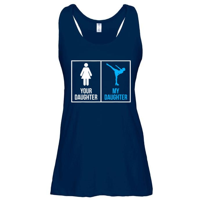 Your Daughter MY Daughter Ice Skating Ladies Essential Flowy Tank