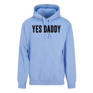 Yes Daddy Meaningful Gift Unisex Surf Hoodie