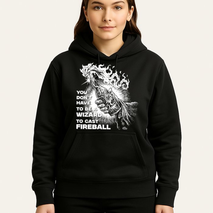You Dont Need To Be A Wizard To Cast A F.I.R.E.B.A.L.L Diablo Macabre Hoodie