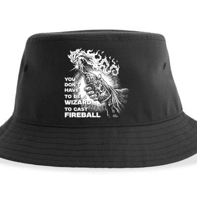 You Dont Need To Be A Wizard To Cast A F.I.R.E.B.A.L.L Diablo Macabre Sustainable Bucket Hat