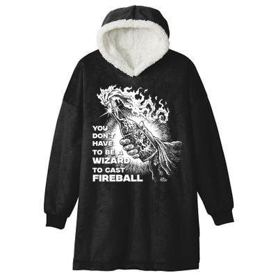 You Dont Need To Be A Wizard To Cast A F.I.R.E.B.A.L.L Diablo Macabre Hooded Wearable Blanket