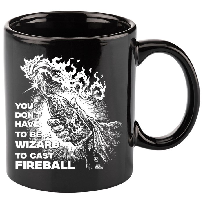 You Dont Need To Be A Wizard To Cast A F.I.R.E.B.A.L.L Diablo Macabre 11oz C Handle Ceramic Mug