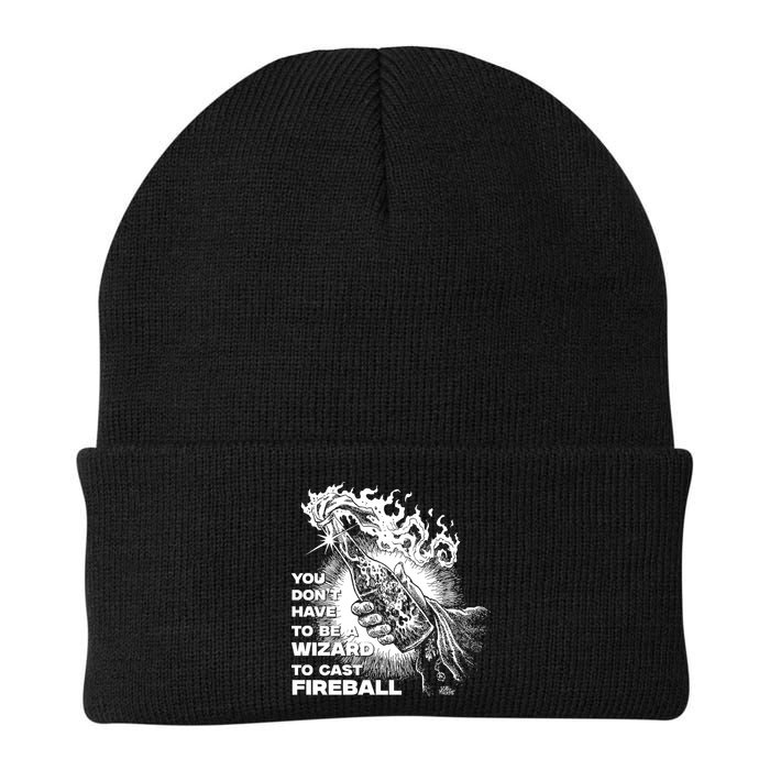 You Dont Need To Be A Wizard To Cast A F.I.R.E.B.A.L.L Diablo Macabre Beanie