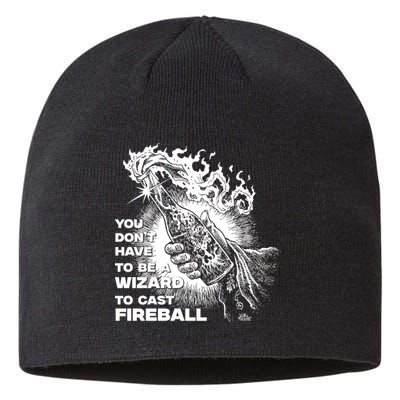 You Dont Need To Be A Wizard To Cast A F.I.R.E.B.A.L.L Diablo Macabre Sustainable Beanie