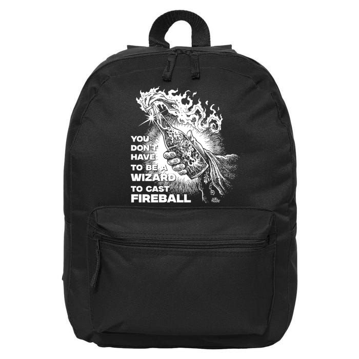 You Dont Need To Be A Wizard To Cast A F.I.R.E.B.A.L.L Diablo Macabre 16 in Basic Backpack
