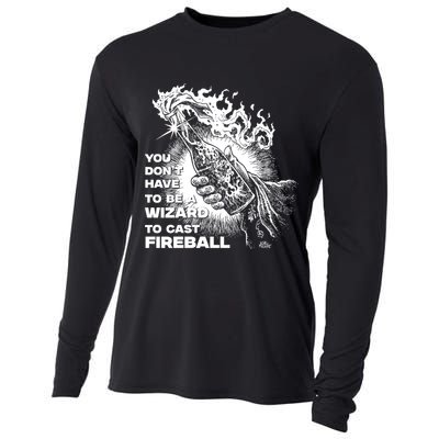 You Dont Need To Be A Wizard To Cast A F.I.R.E.B.A.L.L Diablo Macabre Cooling Performance Long Sleeve Crew