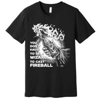 You Dont Need To Be A Wizard To Cast A F.I.R.E.B.A.L.L Diablo Macabre Premium T-Shirt