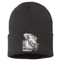 You Dont Need To Be A Wizard To Cast A F.I.R.E.B.A.L.L Diablo Macabre Sustainable Knit Beanie