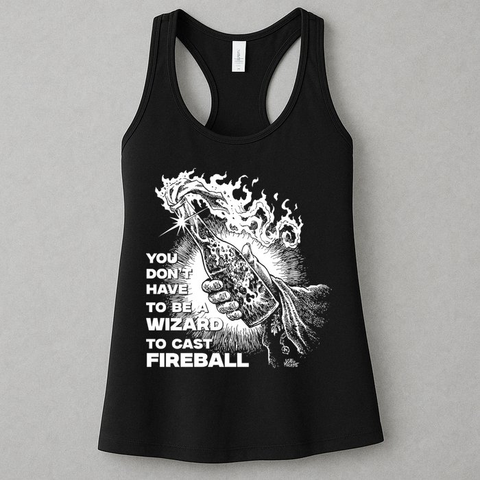 You Dont Need To Be A Wizard To Cast A F.I.R.E.B.A.L.L Diablo Macabre Womens Tank Top