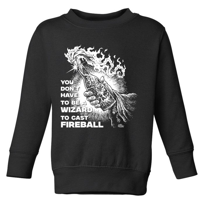 You Dont Need To Be A Wizard To Cast A F.I.R.E.B.A.L.L Diablo Macabre Toddler Sweatshirt