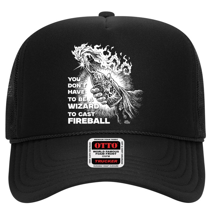 You Dont Need To Be A Wizard To Cast A F.I.R.E.B.A.L.L Diablo Macabre Trucker Hat