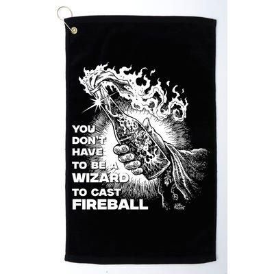 You Dont Need To Be A Wizard To Cast A F.I.R.E.B.A.L.L Diablo Macabre Golf Towel