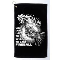 You Dont Need To Be A Wizard To Cast A F.I.R.E.B.A.L.L Diablo Macabre Golf Towel