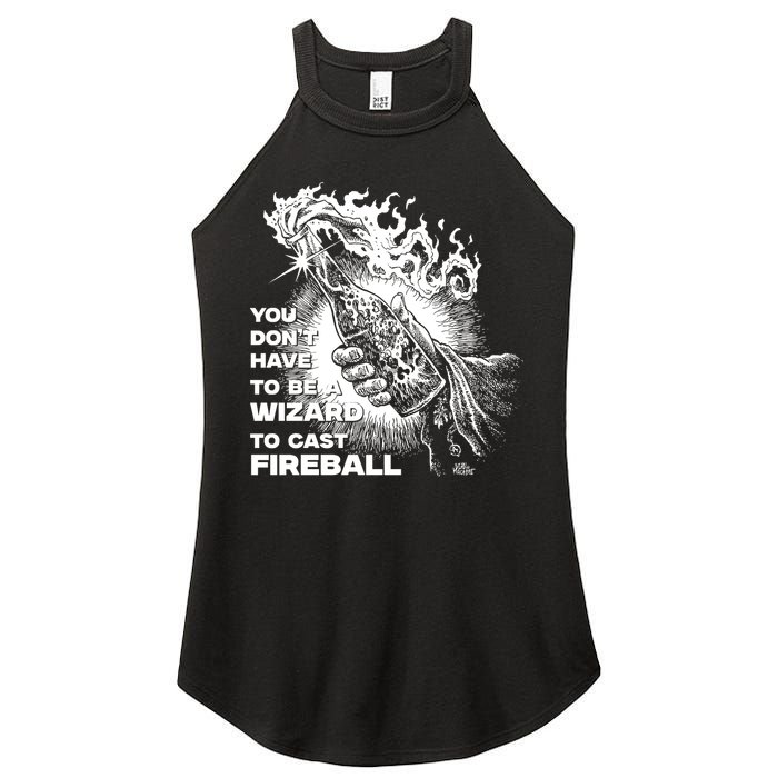 You Dont Need To Be A Wizard To Cast A F.I.R.E.B.A.L.L Diablo Macabre Women's Perfect Tri Rocker Tank