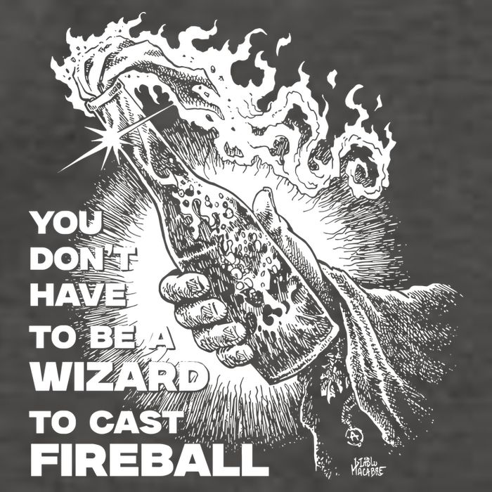 You Dont Need To Be A Wizard To Cast A F.I.R.E.B.A.L.L Diablo Macabre Vector Backpack