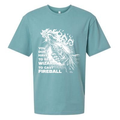 You Dont Need To Be A Wizard To Cast A F.I.R.E.B.A.L.L Diablo Macabre Sueded Cloud Jersey T-Shirt