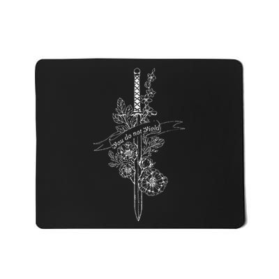 You Do Not Yield Reading Lover Book Nerd Book Lover Bookworm Mousepad