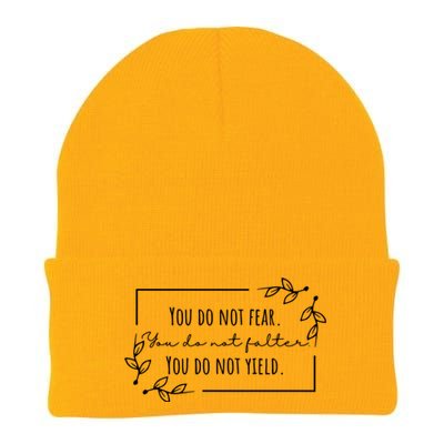 You Do Not Yield Don’T Let The Hard Days Win Gift Knit Cap Winter Beanie