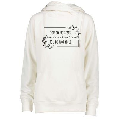 You Do Not Yield Don’T Let The Hard Days Win Gift Womens Funnel Neck Pullover Hood