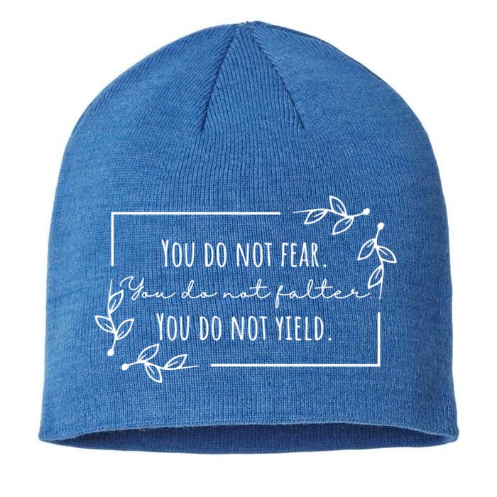 You Do Not Yield Don’T Let The Hard Days Win Gift Sustainable Beanie