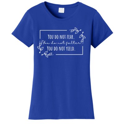 You Do Not Yield Don’T Let The Hard Days Win Gift Women's T-Shirt