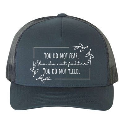 You Do Not Yield Don’T Let The Hard Days Win Gift Yupoong Adult 5-Panel Trucker Hat