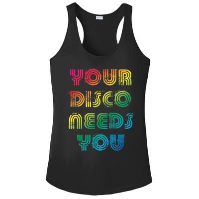 Your Disco Needs You Ladies PosiCharge Competitor Racerback Tank