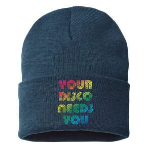 Your Disco Needs You Sustainable Knit Beanie