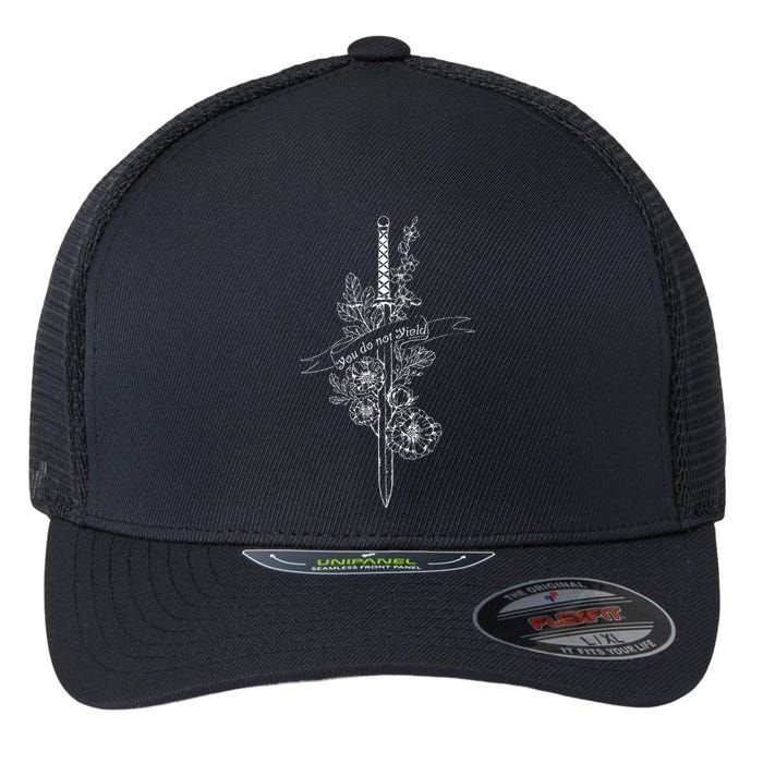 You Do Not Yield Reading Lover Book Nerd Book Lover Bookworm Flexfit Unipanel Trucker Cap
