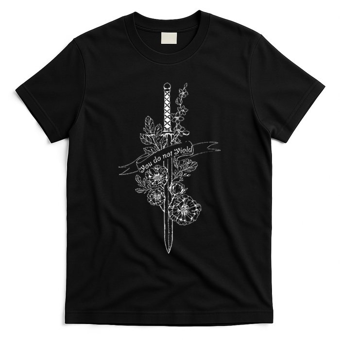 You Do Not Yield Reading Lover Book Nerd Book Lover Bookworm T-Shirt