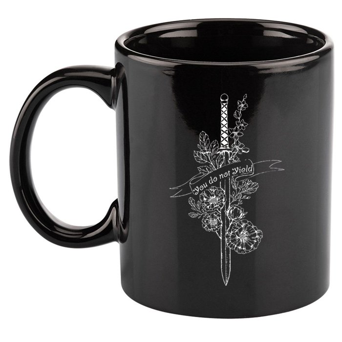 You Do Not Yield Reading Lover Book Nerd Book Lover Bookworm 11oz C Handle Ceramic Mug