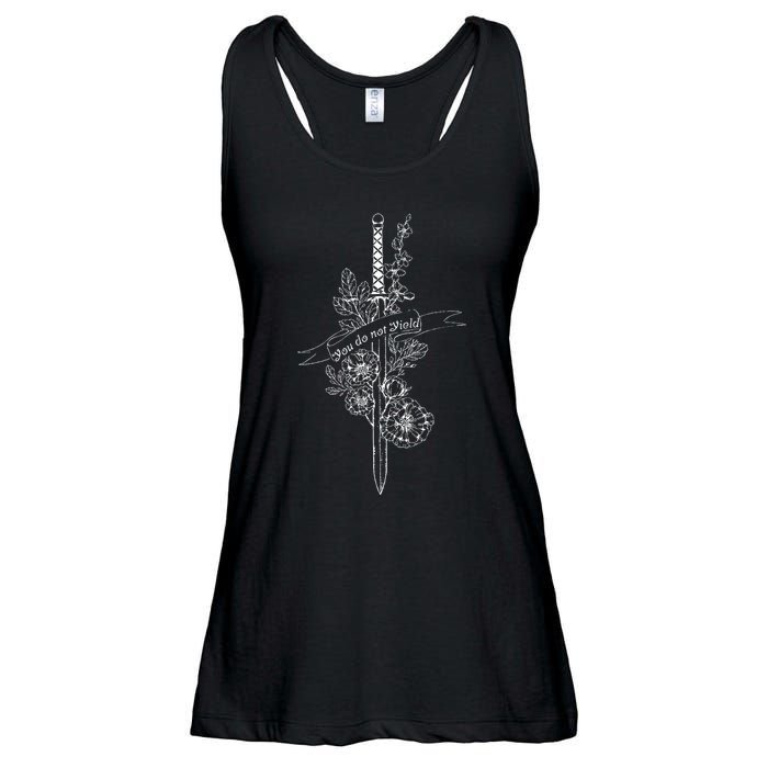 You Do Not Yield Reading Lover Book Nerd Book Lover Bookworm Ladies Essential Flowy Tank