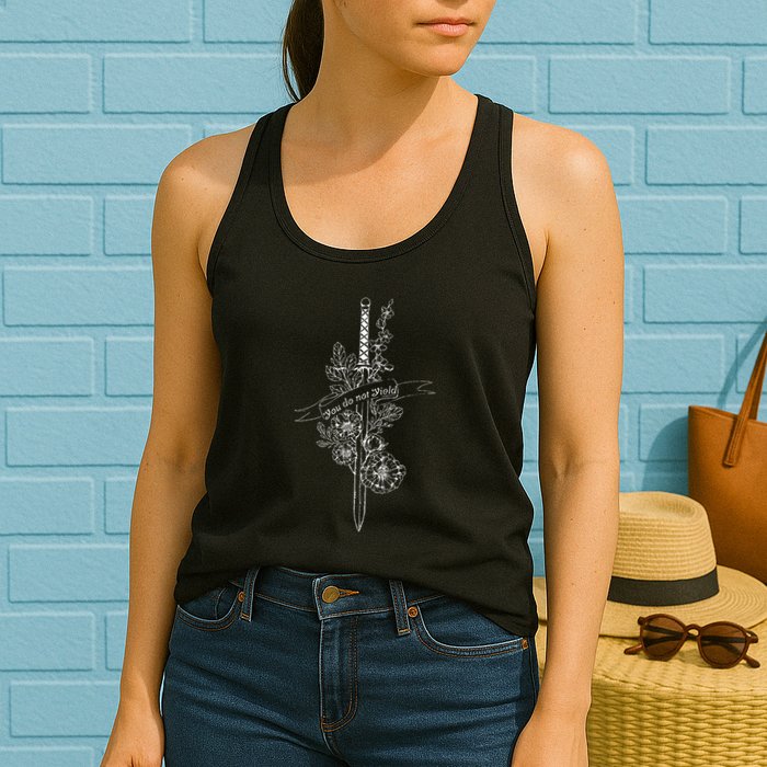 You Do Not Yield Reading Lover Book Nerd Book Lover Bookworm Womens Tank Top