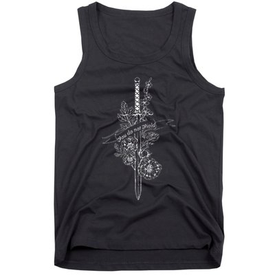 You Do Not Yield Reading Lover Book Nerd Book Lover Bookworm Tank Top