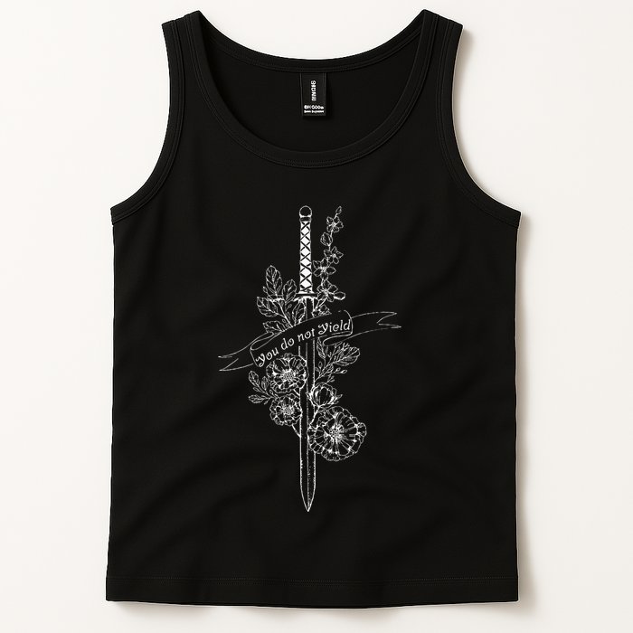 You Do Not Yield Reading Lover Book Nerd Book Lover Bookworm Tank Top