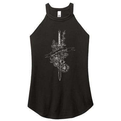 You Do Not Yield Reading Lover Book Nerd Book Lover Bookworm Women's Perfect Tri Rocker Tank