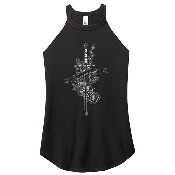 You Do Not Yield Reading Lover Book Nerd Book Lover Bookworm Women's Perfect Tri Rocker Tank
