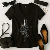 You Do Not Yield Reading Lover Book Nerd Book Lover Bookworm Women's V-Neck T-Shirt