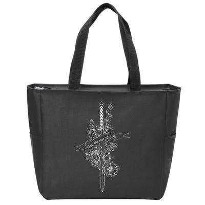 You Do Not Yield Reading Lover Book Nerd Book Lover Bookworm Zip Tote Bag