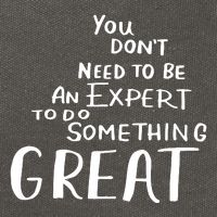 You Dont Need To Be An Expert To Do Something Great Cotton Canvas Backpack