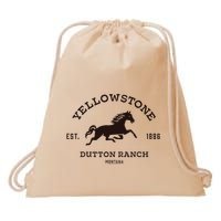 Yellowstone D.U.T.T.O.N Ranch With Horse Drawstring Bag