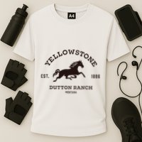 Yellowstone D.U.T.T.O.N Ranch With Horse Performance Shirt